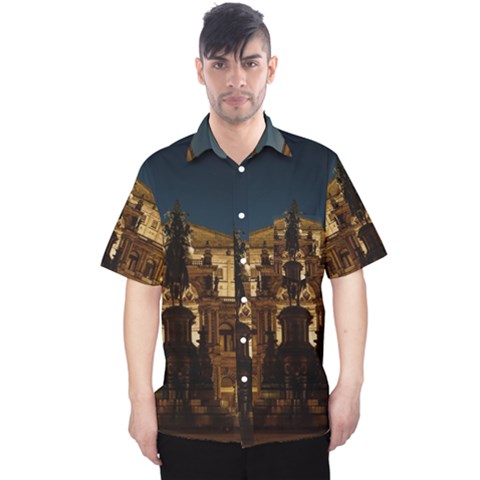 Dresden Semper Opera House Men s Hawaii Shirt by Amaryn4rt