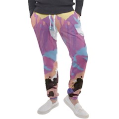 Pink Mountains Grand Canyon Psychedelic Mountain Men s Jogger Sweatpants