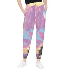 Pink Mountains Grand Canyon Psychedelic Mountain Women s Tapered Pants