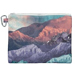 Adventure Psychedelic Mountain Canvas Cosmetic Bag (xxl) by Modalart