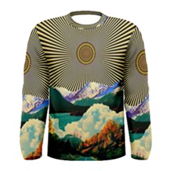 Surreal Art Psychadelic Mountain Men s Long Sleeve T-shirt