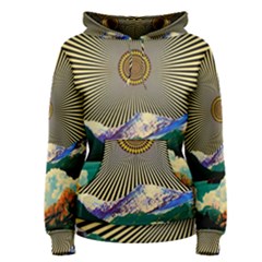 Surreal Art Psychadelic Mountain Women s Pullover Hoodie