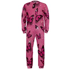 Pink Glitter Butterfly Onepiece Jumpsuit (men)