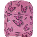 Pink Glitter Butterfly Full Print Backpack View1