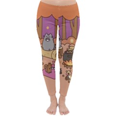 Pusheen Cute Fall The Cat Classic Winter Leggings