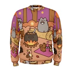 Pusheen Cute Fall The Cat Men s Sweatshirt