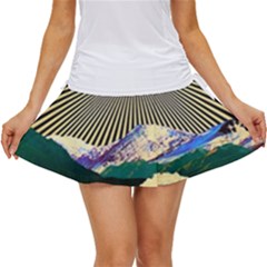 Surreal Art Psychadelic Mountain Women s Skort