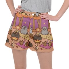 Pusheen Cute Fall The Cat Women s Ripstop Shorts