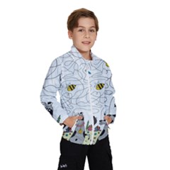 Dog Puzzle Maze Bee Butterfly Kids  Windbreaker