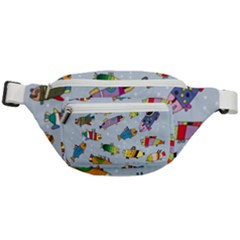 Fish Ocean Sea Water Diving Blue Fanny Pack by Modalart