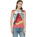 Watermelon Fruit Women s Raglan Cap Sleeve T-Shirt View1