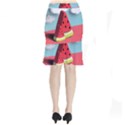 Watermelon Fruit Short Mermaid Skirt View2