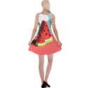 Watermelon Fruit Reversible Velvet Sleeveless Dress View2