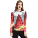 Watermelon Fruit Women s Long Sleeve Rash Guard View1