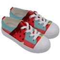 Watermelon Fruit Kids  Low Top Canvas Sneakers View3