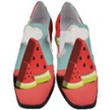 Watermelon Fruit Women Slip On Heel Loafers View1