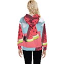 Watermelon Fruit Women s Lightweight Drawstring Hoodie View4