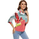 Watermelon Fruit Women s Quarter Sleeve Pocket Shirt View2