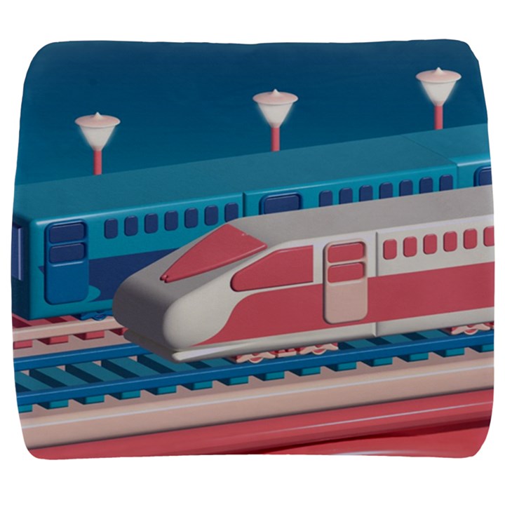 Bridge Transportation Train Toys Back Support Cushion