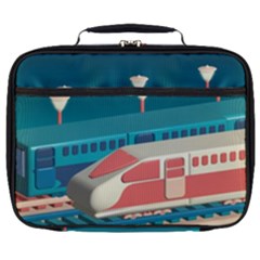 Bridge Transportation Train Toys Full Print Lunch Bag by Modalart