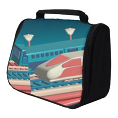 Bridge Transportation Train Toys Full Print Travel Pouch (small) by Modalart