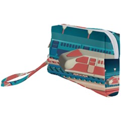 Bridge Transportation Train Toys Wristlet Pouch Bag (small) by Modalart