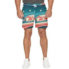 Bridge Transportation Train Toys Men s Runner Shorts by Modalart