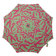 Pattern Ornament Gothic Style Elegant Font Tattoos Hook Handle Umbrellas (Large)