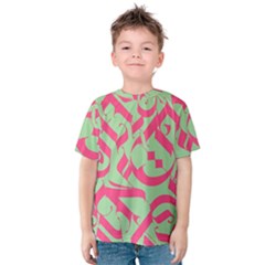 Pattern Ornament Gothic Style Elegant Font Tattoos Kids  Cotton T-Shirt