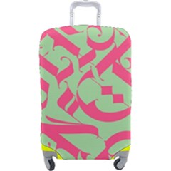 Pattern Ornament Gothic Style Elegant Font Tattoos Luggage Cover (Large)