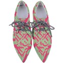 Pattern Ornament Gothic Style Elegant Font Tattoos Pointed Oxford Shoes View1