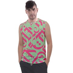 Pattern Ornament Gothic Style Elegant Font Tattoos Men s Regular Tank Top