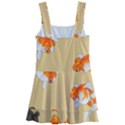 Gold Fish Seamless Pattern Background Kids  Layered Skirt Swimsuit View2