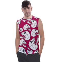 Terrible Frightening Seamless Pattern With Skull Men s Regular Tank Top by Bedest