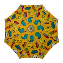 Graffiti Characters Seamless Ornament Golf Umbrellas by Bedest