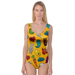 Graffiti Characters Seamless Ornament Princess Tank Leotard  by Bedest