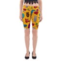 Graffiti Characters Seamless Ornament Yoga Cropped Leggings View1