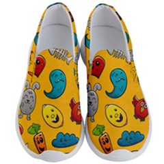 Graffiti Characters Seamless Ornament Men s Lightweight Slip Ons by Bedest