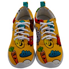 Graffiti Characters Seamless Ornament Mens Athletic Shoes by Bedest