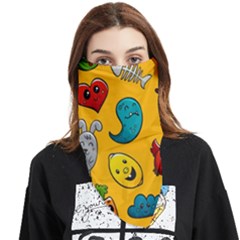 Graffiti Characters Seamless Ornament Face Covering Bandana (triangle) by Bedest