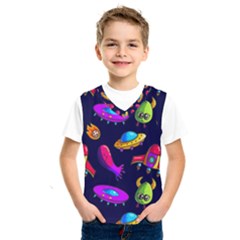 Space Pattern Kids  Basketball Tank Top by Bedest