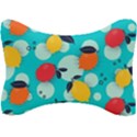 Pop Art Style Citrus Seamless Pattern Seat Head Rest Cushion View1