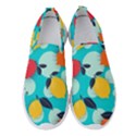 Pop Art Style Citrus Seamless Pattern Women s Slip On Sneakers View1