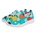 Pop Art Style Citrus Seamless Pattern Women s Slip On Sneakers View2