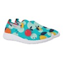 Pop Art Style Citrus Seamless Pattern Women s Slip On Sneakers View3