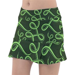 Snakes Seamless Pattern Classic Tennis Skirt by Bedest