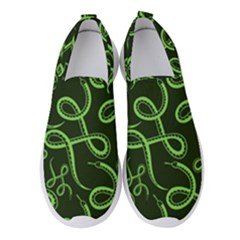 Snakes Seamless Pattern Women s Slip On Sneakers by Bedest