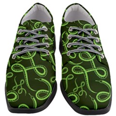 Snakes Seamless Pattern Women Heeled Oxford Shoes by Bedest