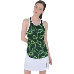 Snakes Seamless Pattern Racer Back Mesh Tank Top by Bedest