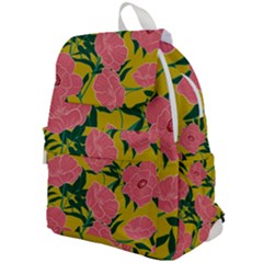 Pink Flower Seamless Pattern Top Flap Backpack by Bedest